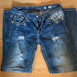 Miss Me skinny cuffed jeans